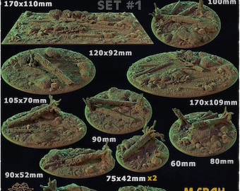 Deep Forest - Wargames Bases and Toppers - Miniature Bases