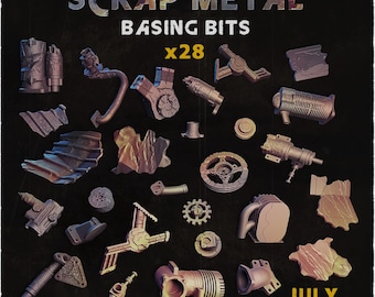 Scrap Metal Bits Set - Basing Bits