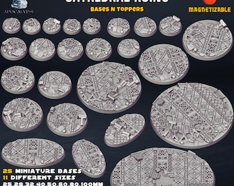 Cathedral Ruins - Admiral Apocalypse - Resin Bases