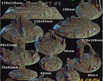 Cursed Place - Wargames Bases and Toppers - Miniature Bases