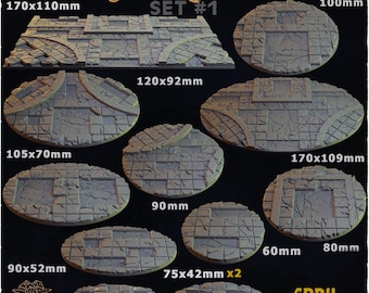 Majestic Halls - Wargames Bases and Toppers - Miniature Bases
