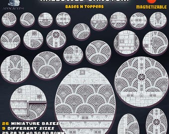 Hallowed Sanctum - Admiral Apocalypse - Resin Bases