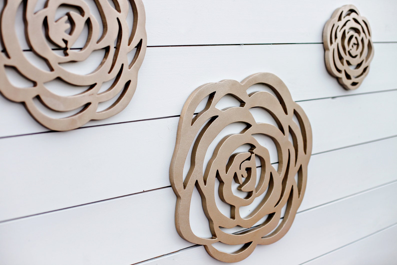 Rose Wall Decoration girl Nursery Decor Flower Wall Hanging Etsy