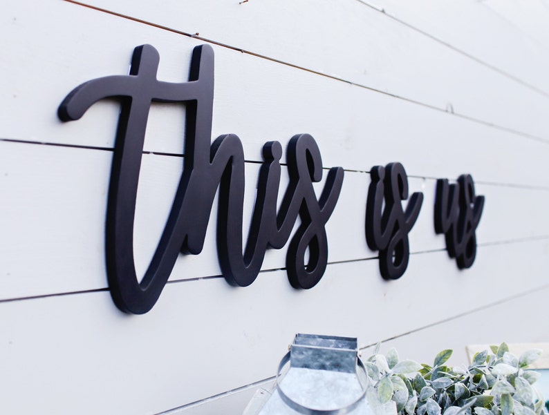 This is Us Wood Sign This is Us Wooden Cut Out Master Etsy