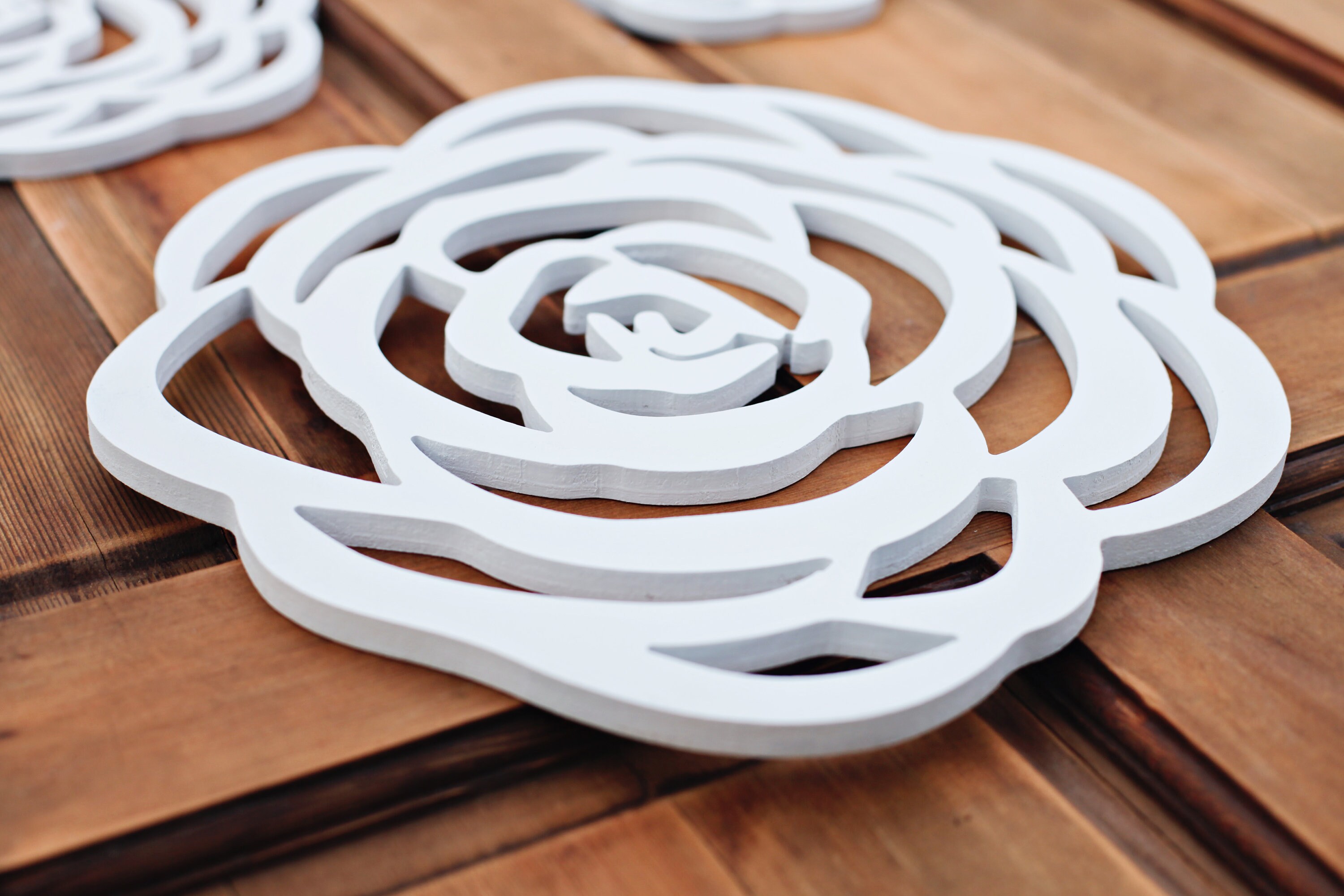 Rose Wall Decoration girl Nursery Decor Flower Wall Hanging Etsy