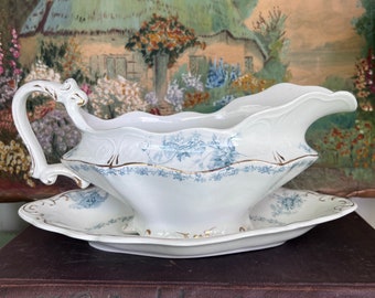 Antique Gravy Boat, WH. Grindley &Co. made in England