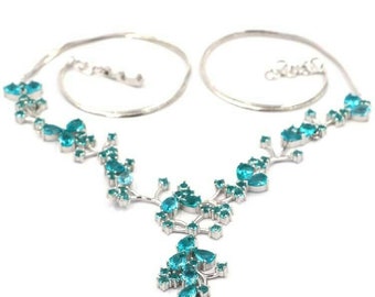 Sterling Silber Aquamarin