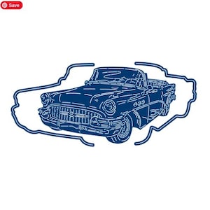 Dieset voor klassieke auto's van Tattered Lace (niet meer leverbaar) | Vintage converteerbare stansvormen