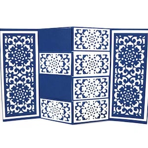 Die Set Cartes secrètes cachées par Stephanie Weightman | Ensembles de dentelle découpée en lambeaux pour le scrapbooking et la fabrication de cartes (disque)