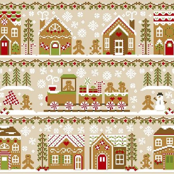 Gingerbread Village Series Counted Cross Stitch Charts (Listing 1 of 3) GB Houses #1-8 Nikki Leeman Publisher Country Cottage Needleworks