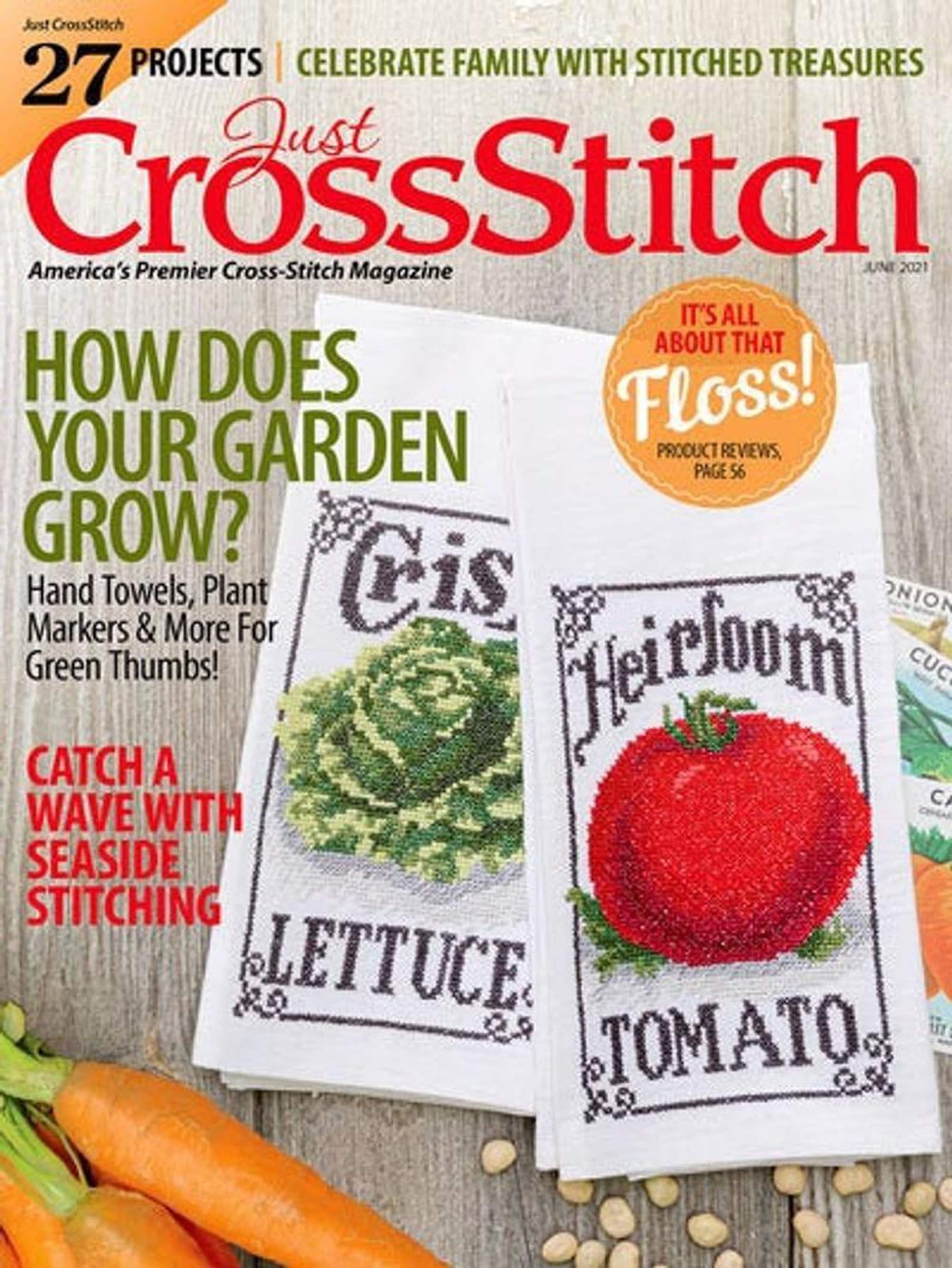 Just Cross Stitch Magazine June 202127 Projectslettuce Etsy