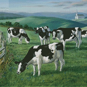 Wahl von Randy McGovern Artwork--counted Cross Stitch Charts--Cows or Bears--Brand New!
