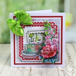 'Canal View' Würfel-Set von Tattered Lace | Die Cut Sets für Scrapbooking & Kartenherstellung (eingestellt)
