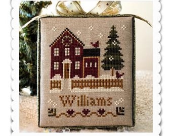 Woonplaats vakantie #1-7 getelde kruissteekpatronen ontworpen door Diane Williams Gepubliceerd door Little House Needleworks--listing 1 van 3