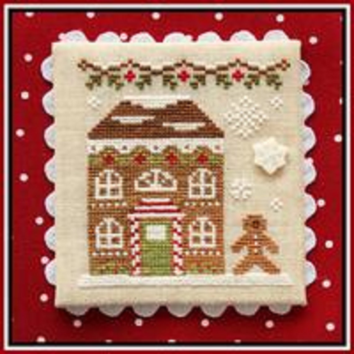 Gingerbread Village Series Counted Cross Stitch Charts | Etsy