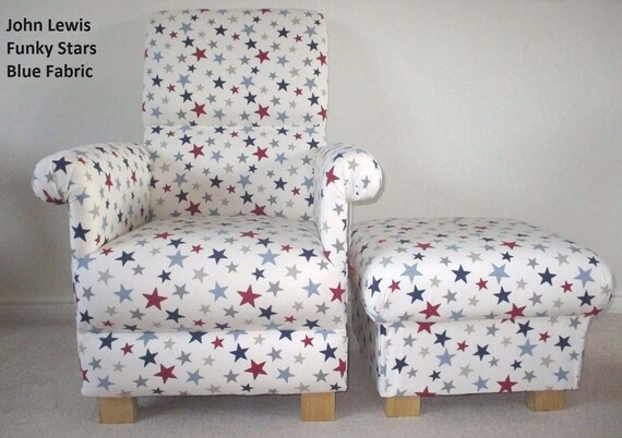 nursery chair and footstool