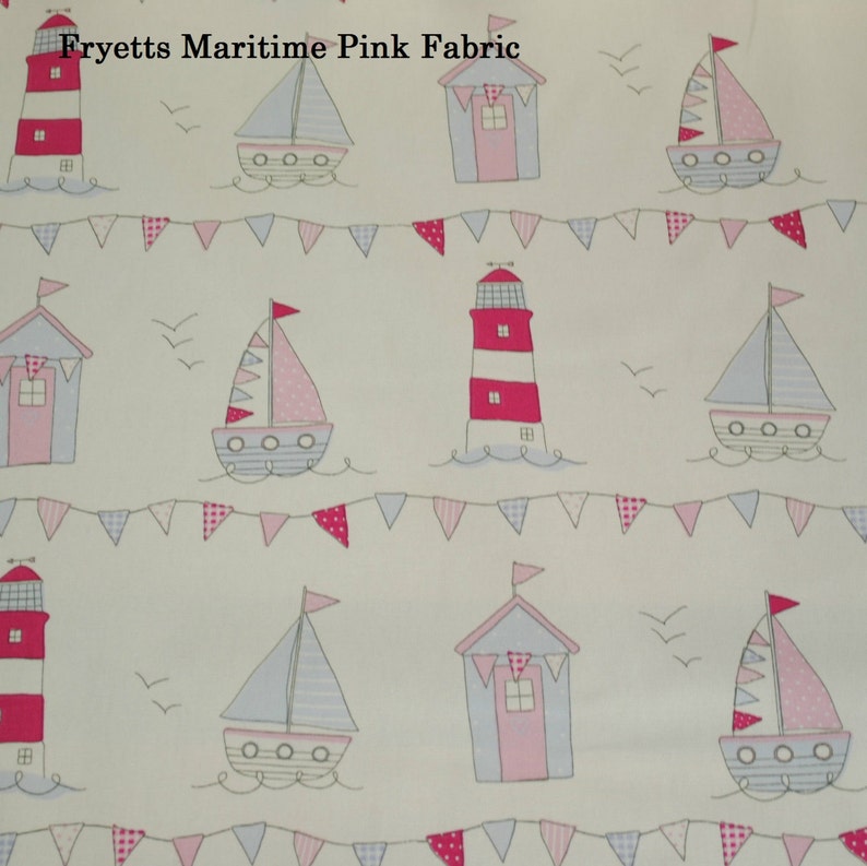 Fryetts Maritime Blue Fabric Adult Chair Nautical Boats Etsy UK