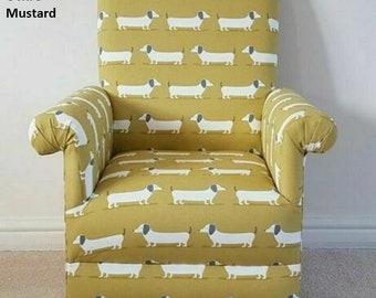 dog pattern chair