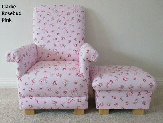 childrens chair and footstool