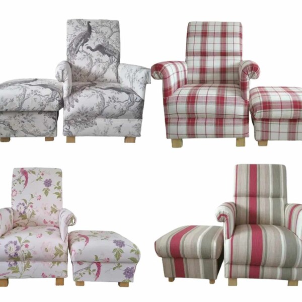 Laura Ashley Corby Check Interlined Curtains Hand Sewn Made To Measure All Cols