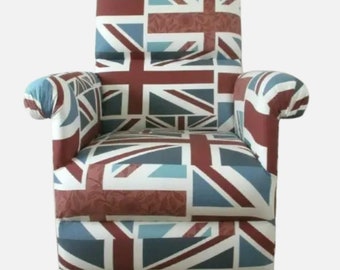 Union jack recliner chair new arrivals