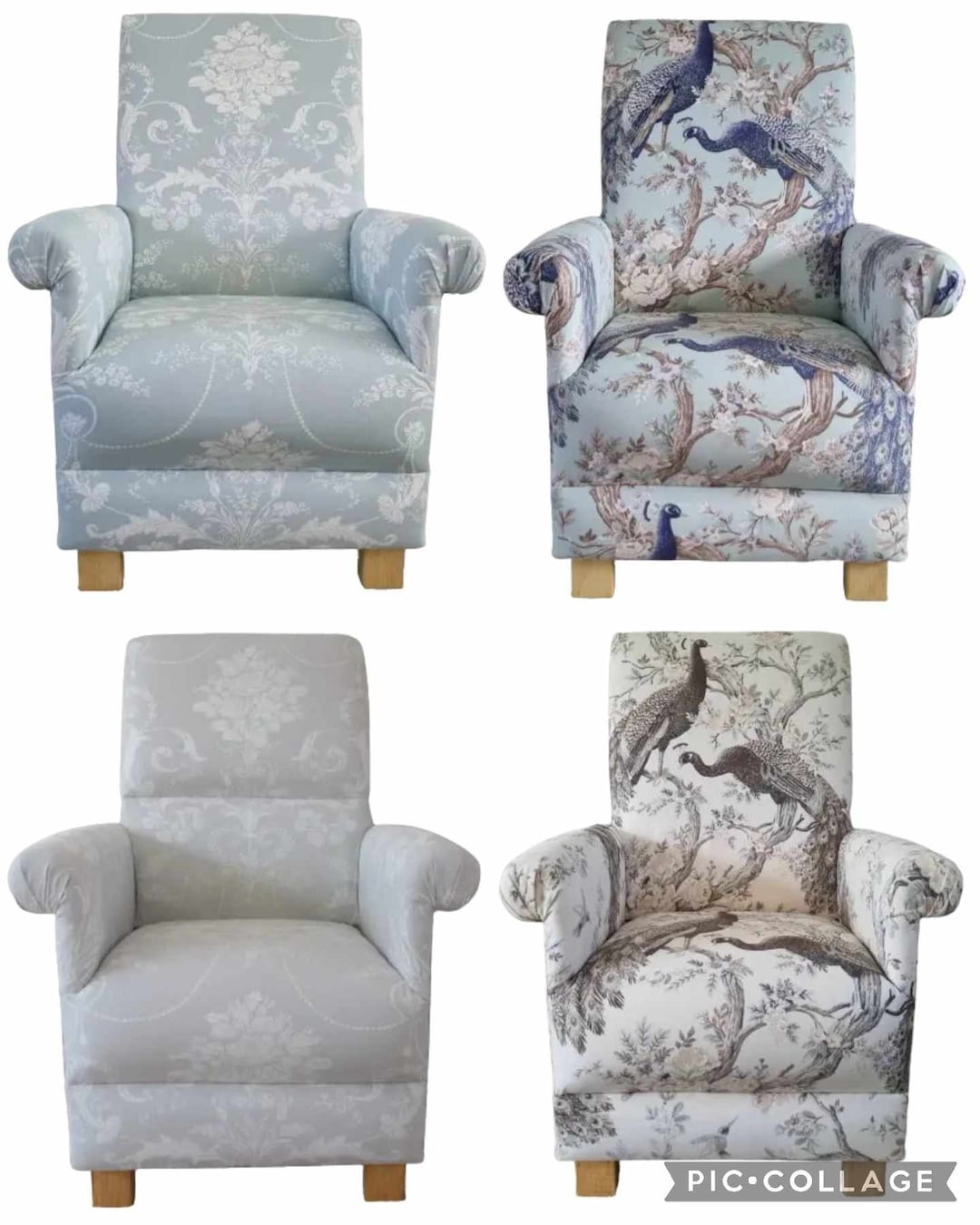 Adult Armchairs Laura Ashley Fabric Chairs Belvedere Josette Duck Egg