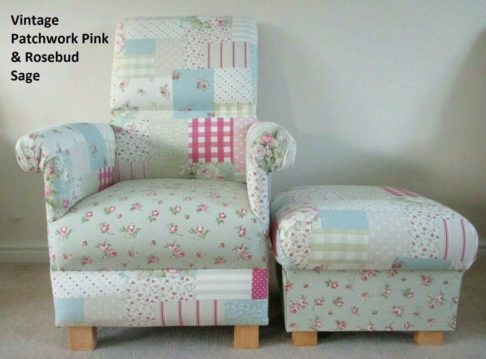 Pink patchwork online chair