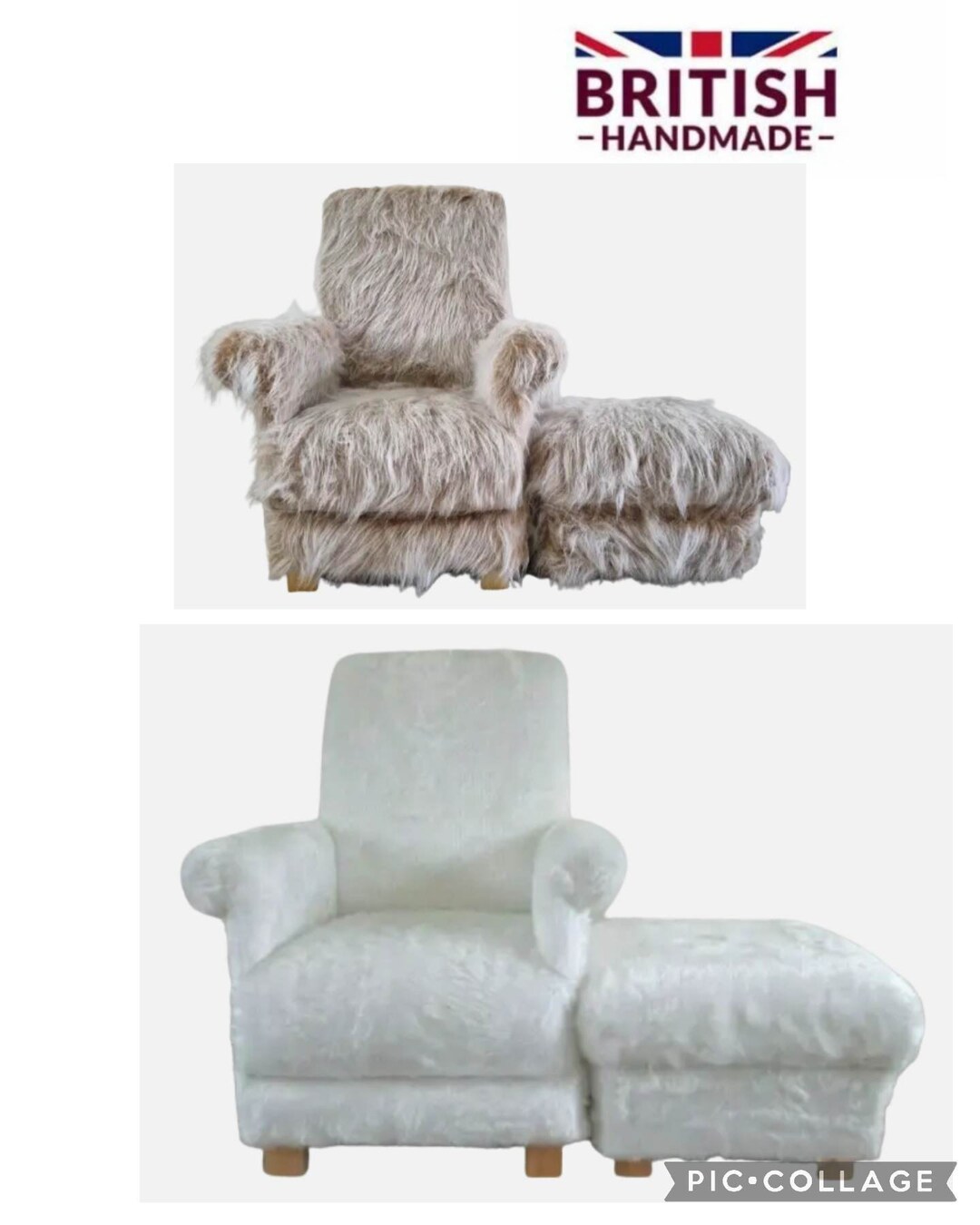 Faux fur 2024 accent chair