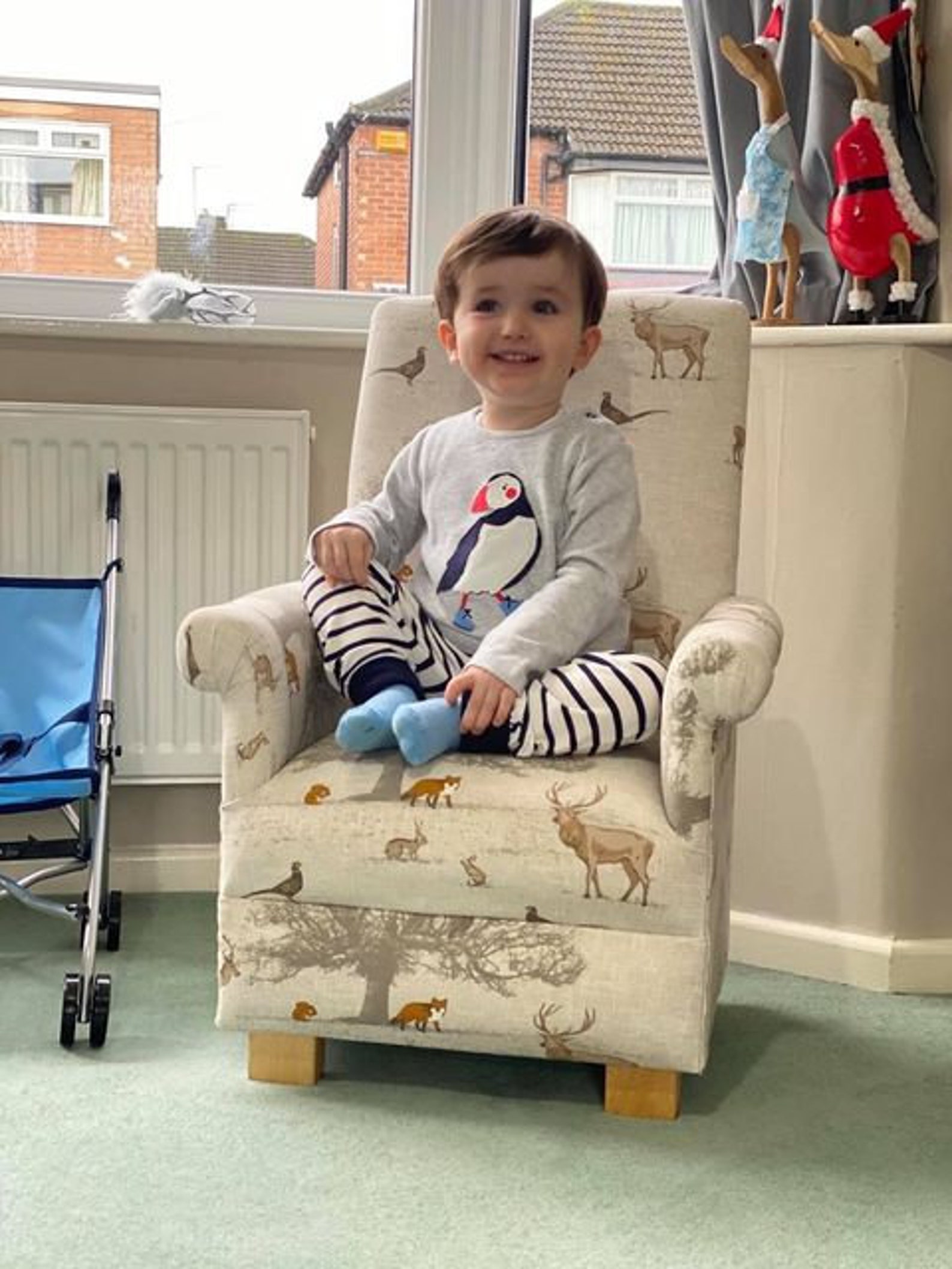 Laura Ashley Villandry Fabric Children's Chair Kids Etsy