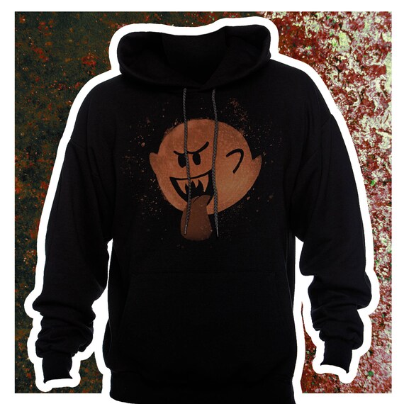 mario boo hoodie