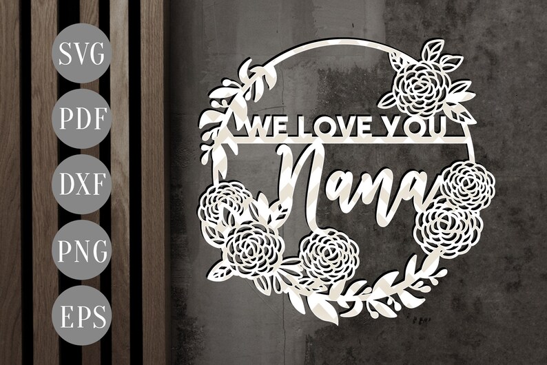 Download Grandma bundle papercut template bundle of 6 nana svg cut ...