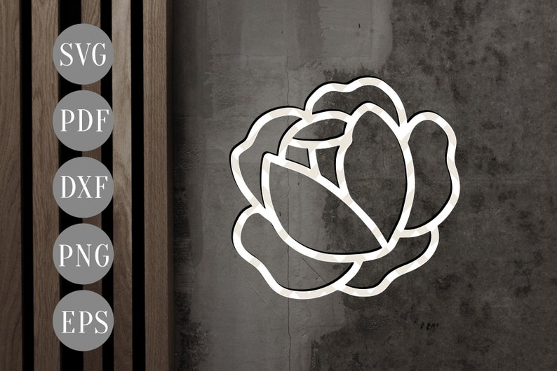 Download Floral rose Bundle Papercut Vorlage Bündel von 6 floral ...