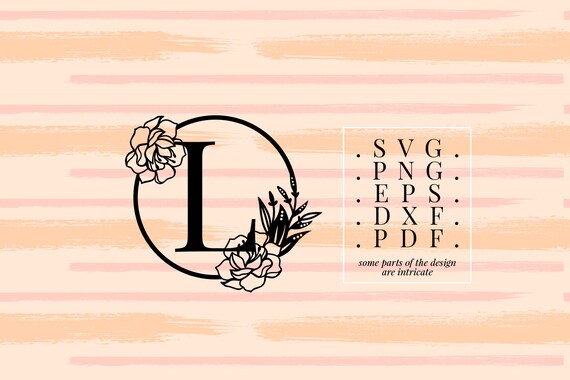 Download Clip Art Monogram L Papercut Template Wedding Monogram Laser Cut Floral Monogram Svg Paper Cutting Floral Font Clip Art Metal Design Letter L Art Collectibles