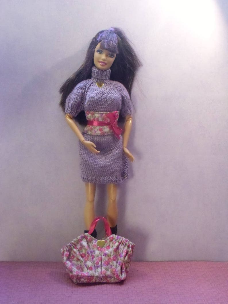 86-dress for barbie type doll image 1