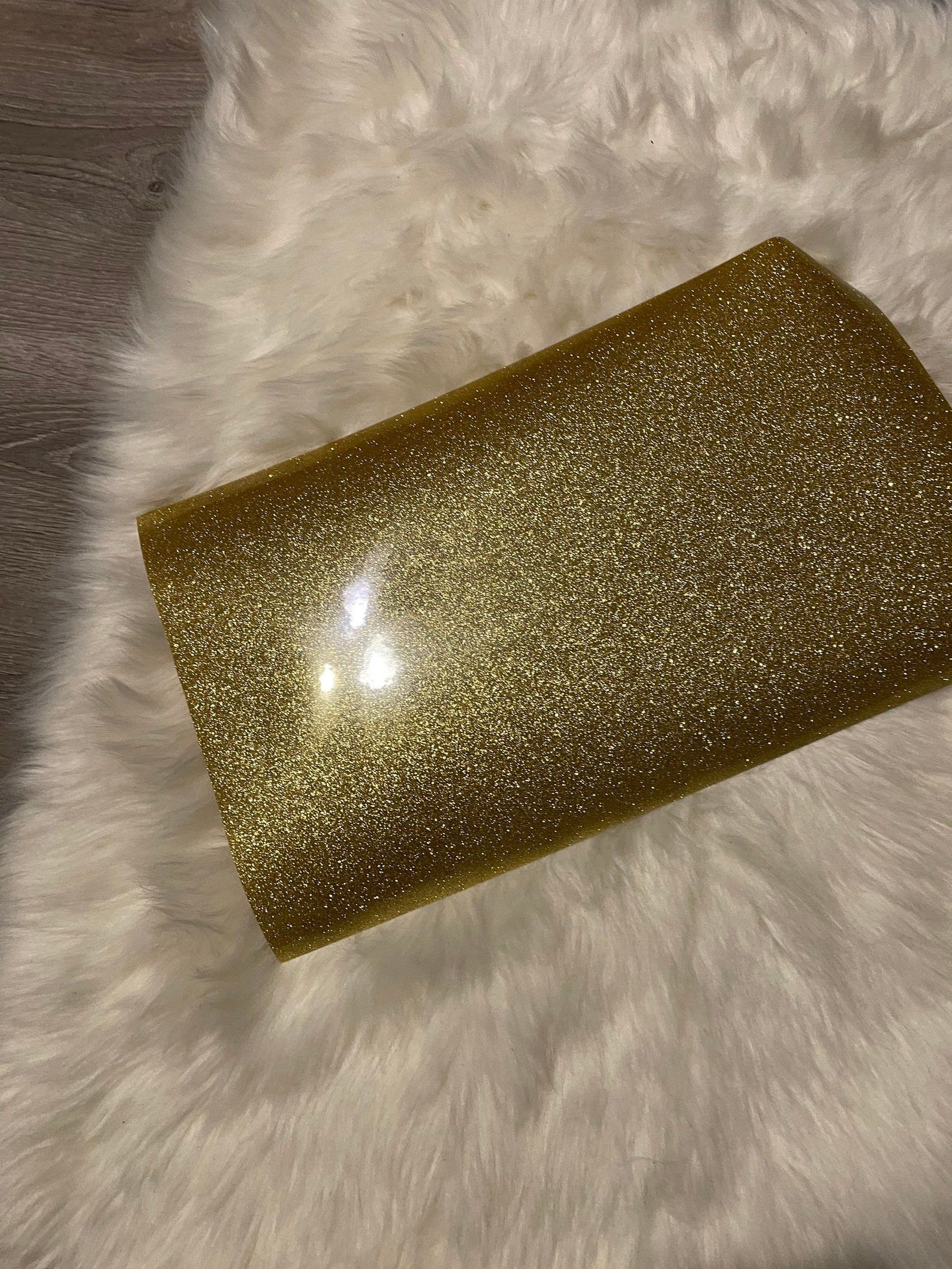 12x20 Gold Glitter HTV Heat Transfer Vinyl Sheet Etsy