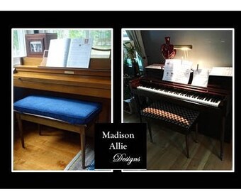 Piano Bench Cushion Etsy