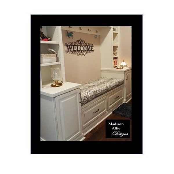 Hall Tree With Bench Etsy