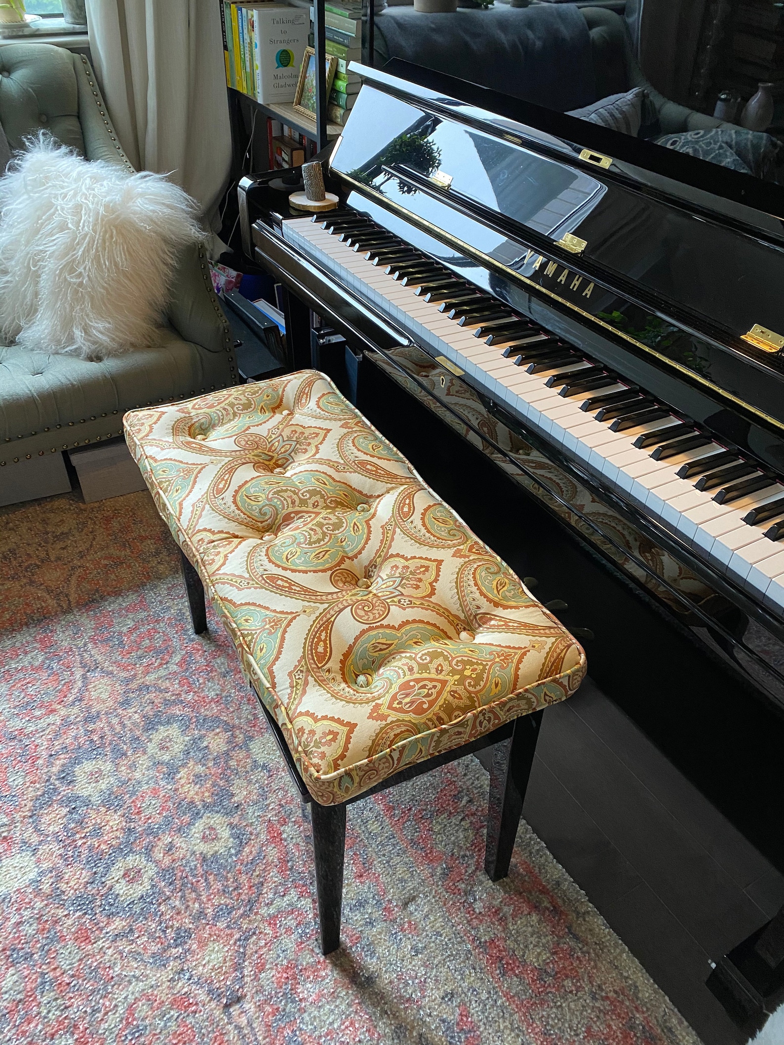 Custom Baby Grand Piano Bench Cushions Piano Bench Cushion Etsy