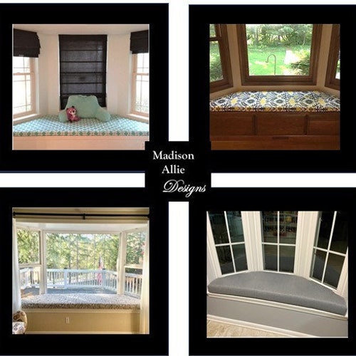 Bay Window Seat Cushion Trapezoid Bench Seat Custom Cushion Etsy