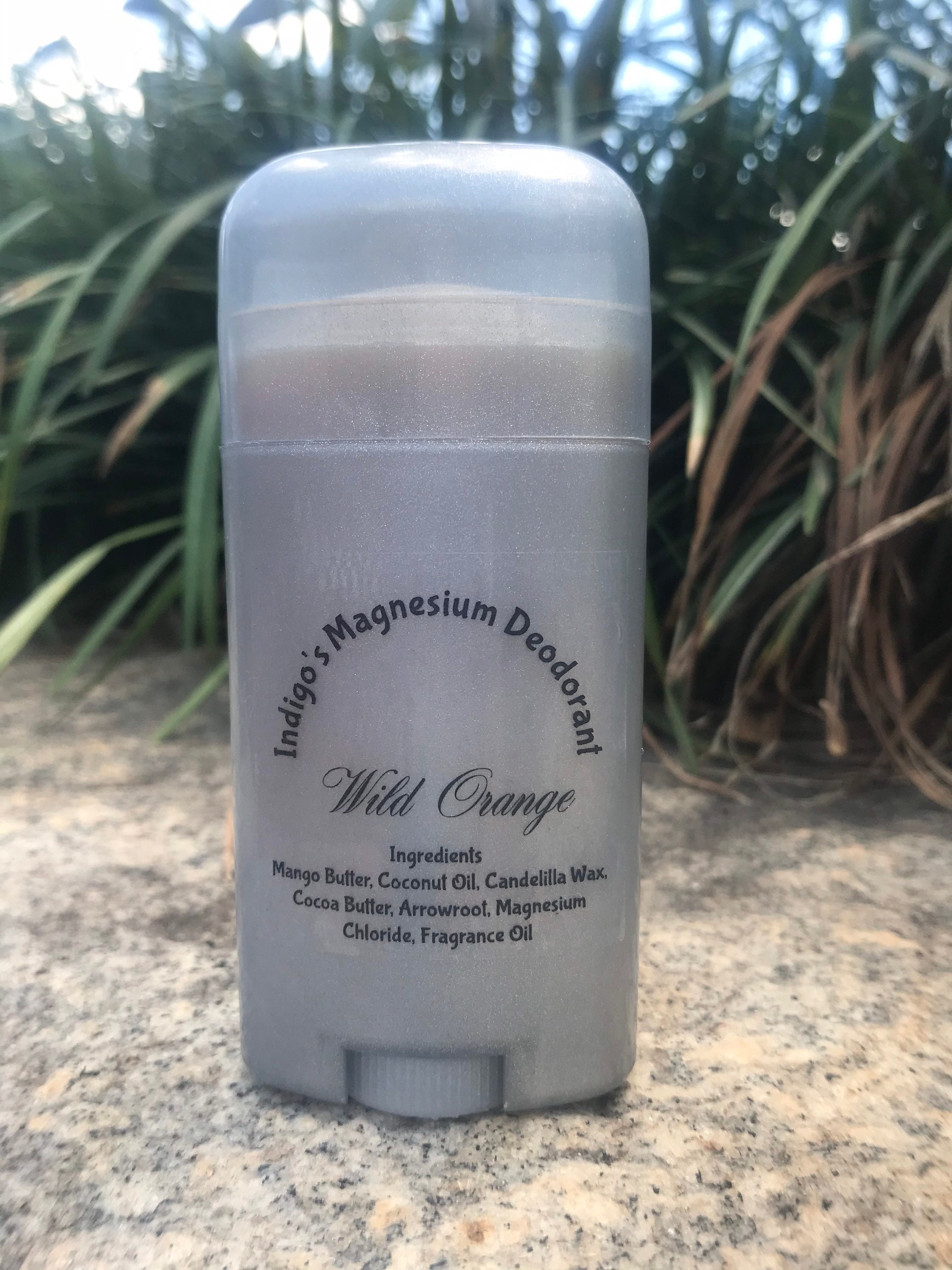 Indigo's Magnesium Deodorant, Vegan Deodorant, Men's Deodorant, Women's Deodorant