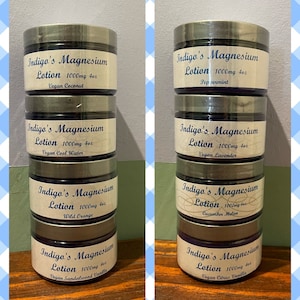 Vegan 1000mg Magnesium Body Lotion, Body lotion, magnesium Body Butter,Transdermal Topical Magnesium
