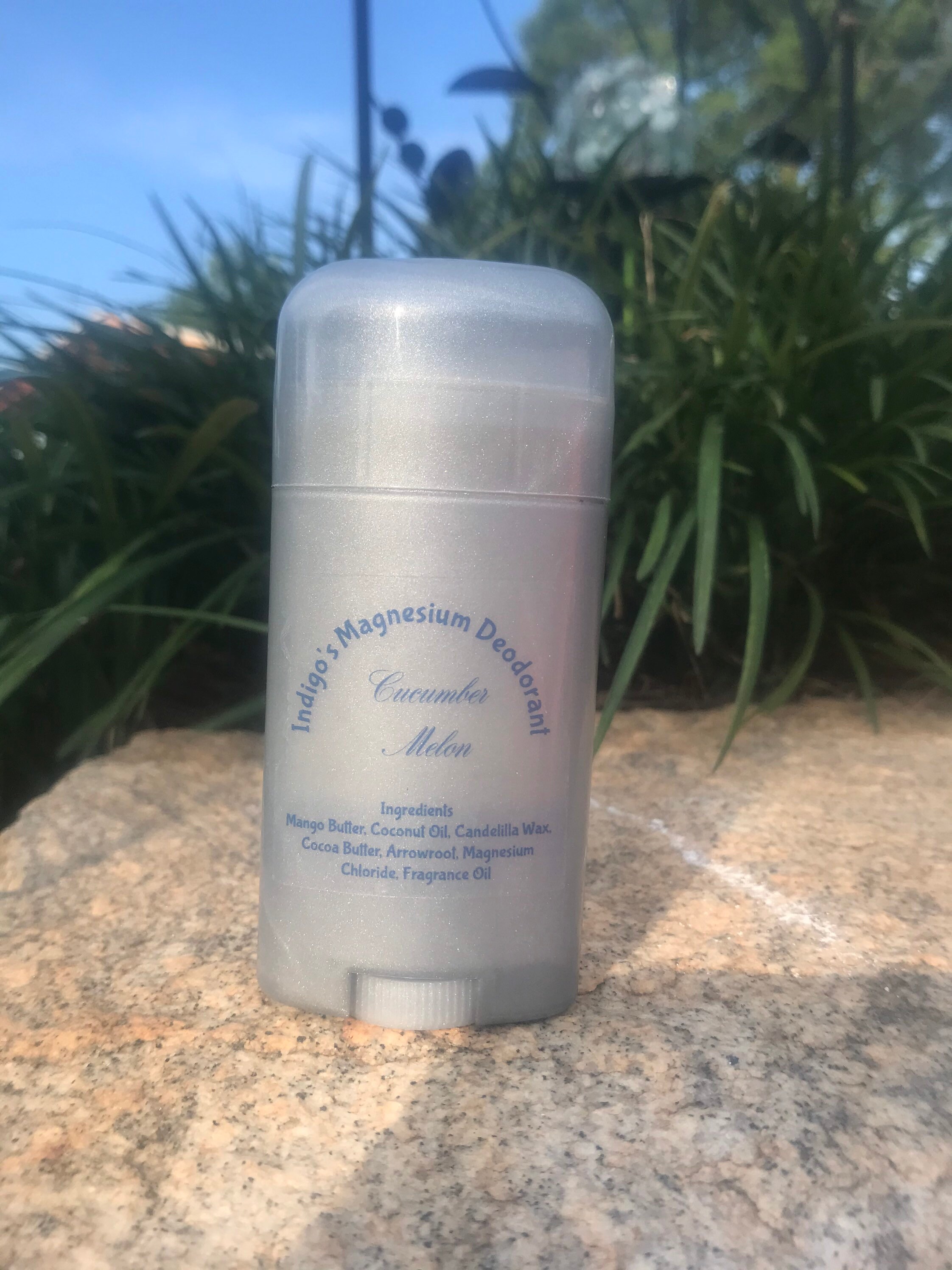 Indigo's Magnesium Deodorant, Vegan Deodorant, Men's Deodorant, Women's
