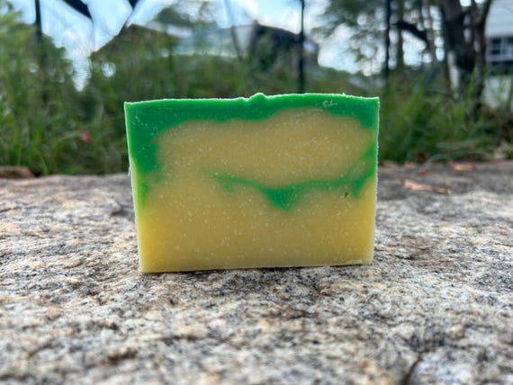 Lemongrass  Bath Bar, Moisturizing Bath Bar, Handmade Soap, Shave Bar, Soap Bar.  Get those smells of onion, shrimp and fish gone.