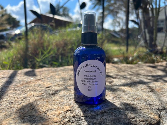 Magnesium Chloride Oil Spray, Magnesium Body Oil,Natural Deodorant 4oz