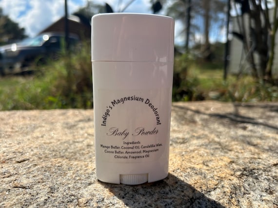 Indigo's Magnesium Deodorant, Vegan Deodorant, Men's Deodorant, Women's Deodorant