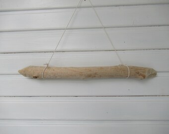 19" Large DRIFTWOOD, Macrame Driftwood Branch, Ash Wood Dowel Rod, Wall Hanging Home Decor