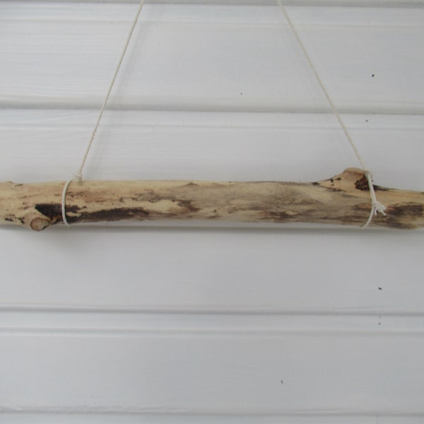 Thick 14.5" DRIFTWOOD branch wall hanging wood dowel rod for any DIY project