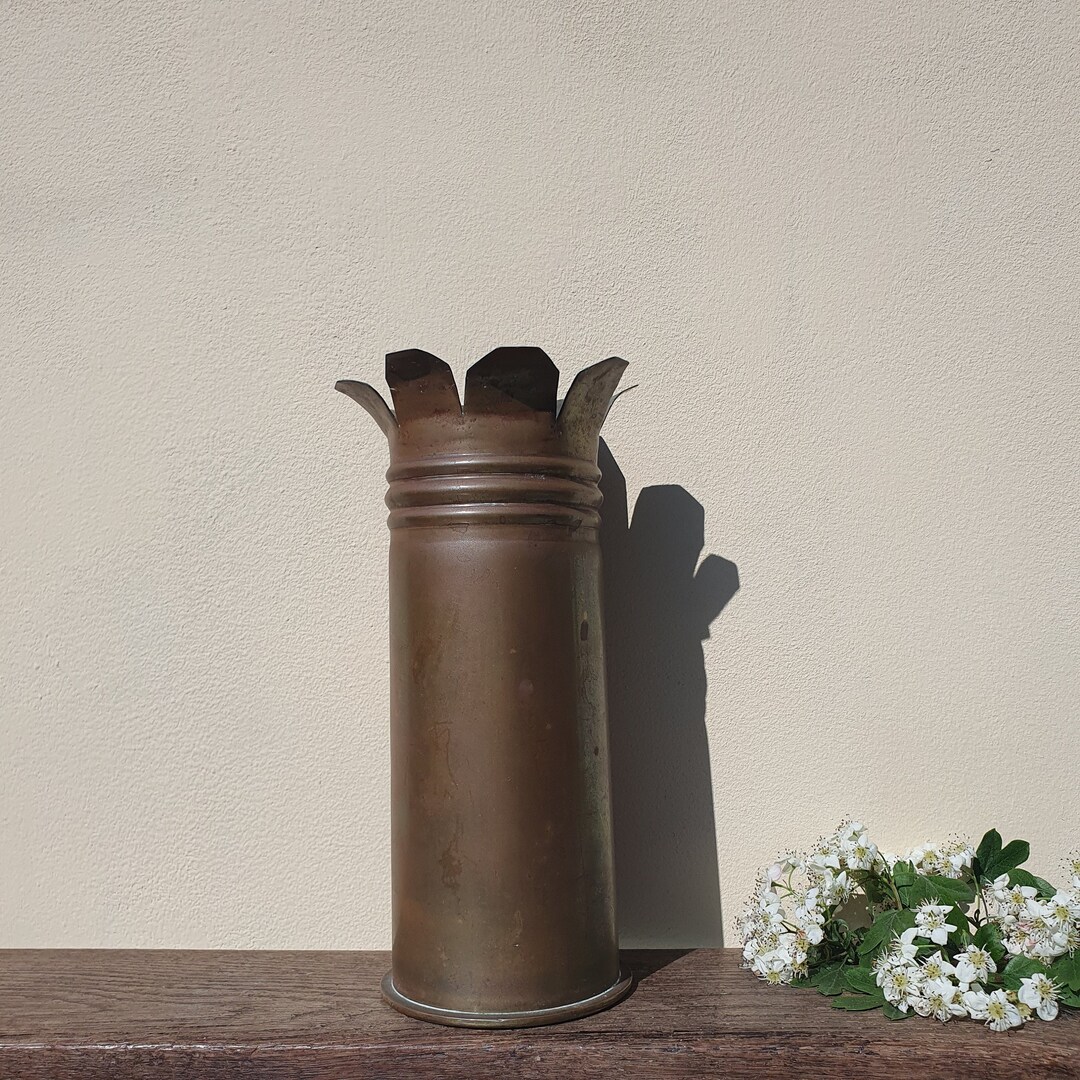 Trench Art, Army, German WW1 Shell, Brass Shell, World War 1, German ...