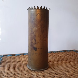 Vintage WW1 German Trench Art Shell - 1917 Arras Find