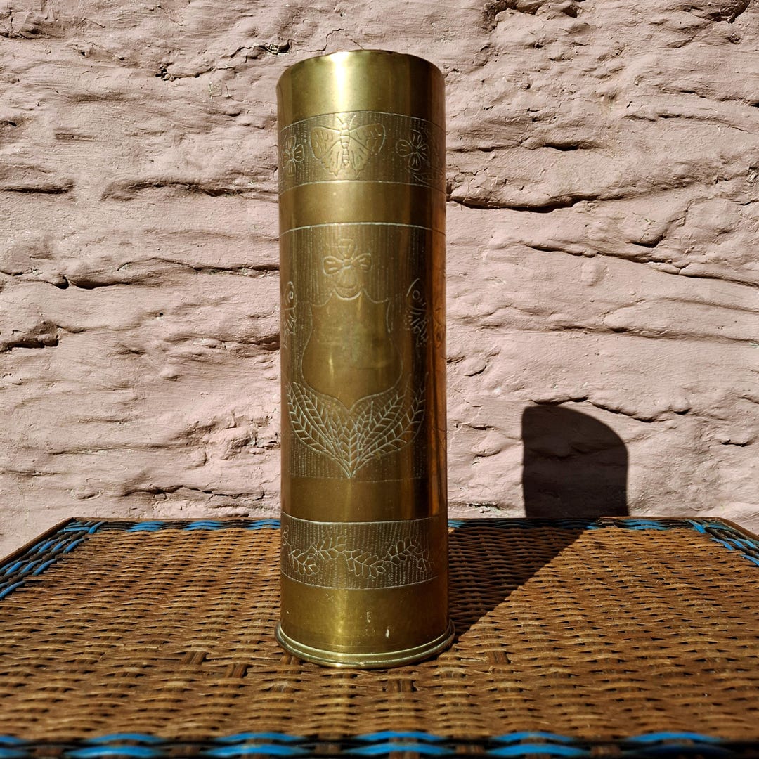 Trench Art, French WW1 Shell, Great War, Brass Shell, World War 1 ...